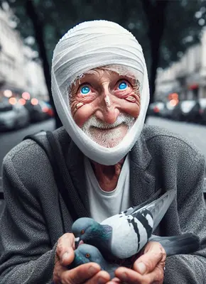 پیرمرد درمان شده توسط امیرحسن فخارزاده
